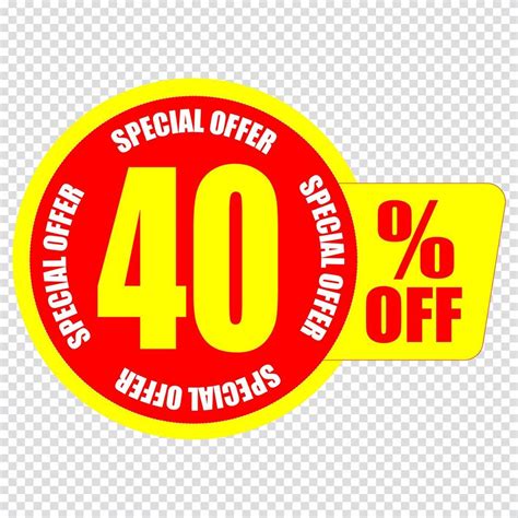 Percent Discount Sign Icon Sale Symbol Special Offer Label