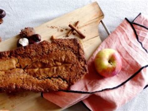 Gâteau au yaourt à la farine de châtaigne et aux pommes Recette par