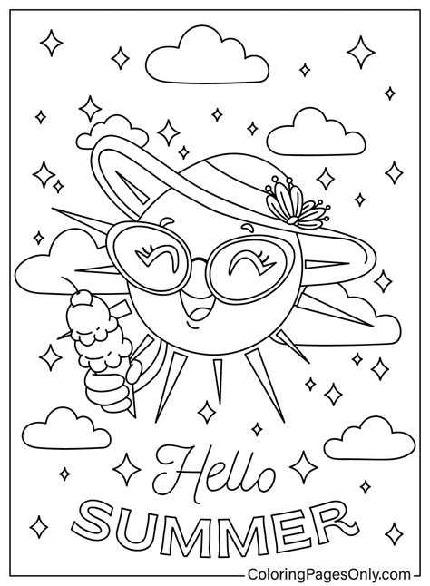 106 Summer Coloring Pages Coloringpagesonly Artofit