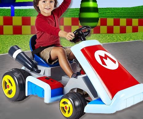 Jakks Pacific Reveals Mario Kart V Ride On Racer Mario Off