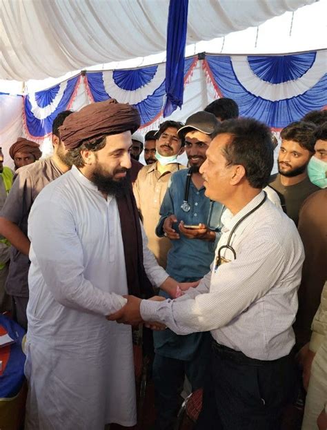 Allama Saad Hussain Rizvi Tlp Ameer Helping Flood Victims