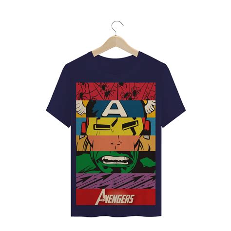 T SHIRT QUALITY Camisa Estampa Vingadores R 64 94 Em HIPE HOUSE