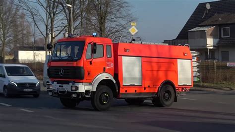 L Schzug Mit Tlf Feuerwehr Datteln Youtube