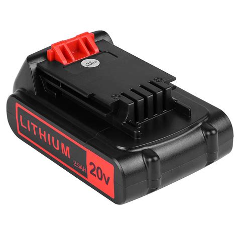 20v 2 5ah Battery Replacement For Black And Decker 20v Lithium Battery