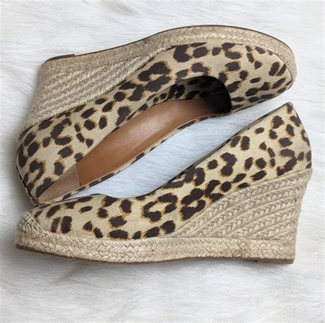 J Crew Factory Shoes J Crew Factory Canvas Espadrille Wedges Size