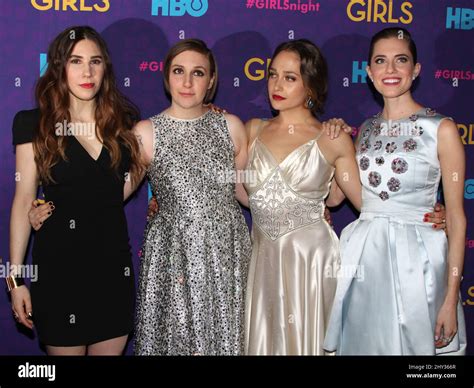 Zosia Mamet Lena Dunham Jemima Kirke And Allison Williams Attends The New York Premiere Of