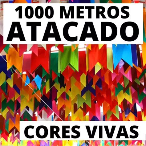 Metros Bandeirinha Pl Stica Bandeira Festa Junina Nf Frete Gr Tis