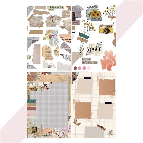 Isee 360® Vintage Notepad Decoupage Paper Stickers For Craft Diy Scrap
