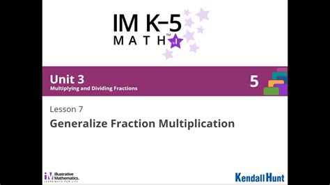 Illustrative Math Grade Unit Lesson Youtube