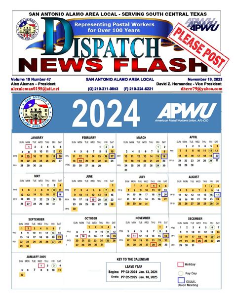 Apwu 2025 Calendar Alika Beatrix