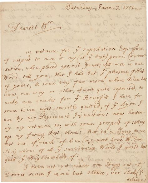 Samuel Pepys Autograph Letter Signed To John Evelyn Reflecting On