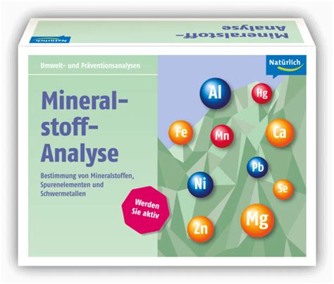 Mineralstoff Analyse Central Apotheke Leipzig