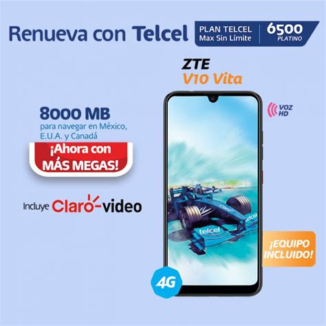 Renueva Tu Plan Telcel Max Sin L Mite Platino Y Ll Vate Un Equipo