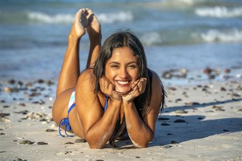 Premium Photo Beautiful Black Hair Girl Mexican Latina Portrait