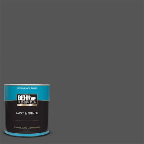 Behr Premium Plus Qt Ppu Carbon Copy Satin Enamel Exterior