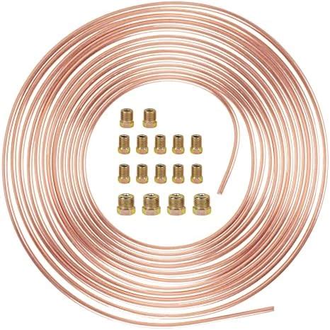 Amazon 25 Ft 3 16 Brake Line Tubing Kit Copper Coated Brake Line