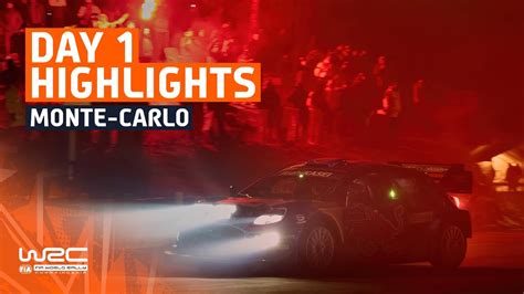 Day 1 Highlights WRC Rallye Monte Carlo 2023 YouTube