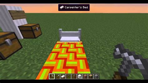 Mincraft Mod Showcase Carpenters Blocks Mod Youtube