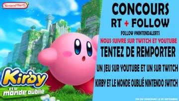 Nintend Alerts On Twitter Concours Youtube Et Twitch Jeux Kirby