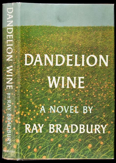 The Cover Of Dandelion Wine By Ray Bradbury