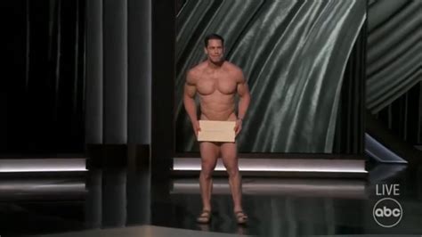 John Cena NAKED At The OSCARS Hilarious Academy Awards Streaker