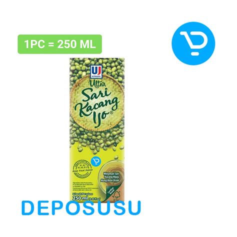 Jual ULTRAJAYA ULTRA MILK SARI KACANG IJO 250ml Shopee Indonesia