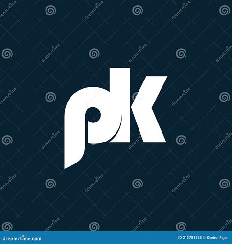 Logotipo Pk Logotipo Da Empresa Design Monograma Letras P E K