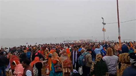 UP Over 12 Lakh Devotees Take Holy Dip At Sangam On Makar Sankranti