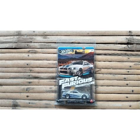 Jual Hot Wheels Nissan Skyline GT R R Fast And Furious Brian O Conner Free Protector