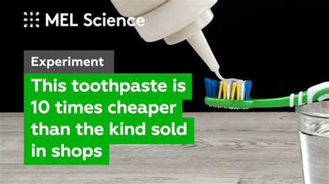 “Homemade toothpaste” experiment | MEL Chemistry