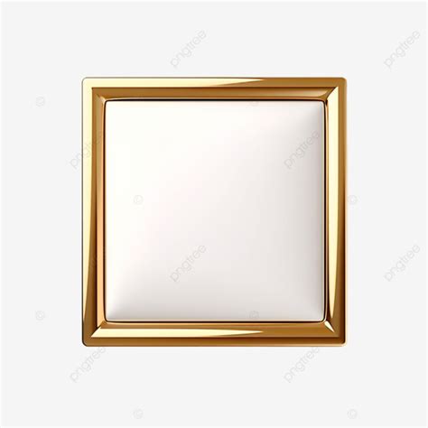 Square Golden Frame Cut Out Cutout Cut Out Instagram Png Transparent