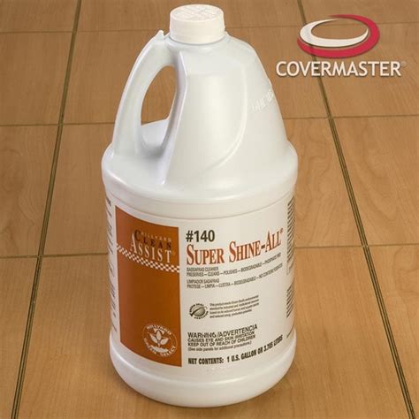 4 Gal Super Shine All Concentrated Neutral Ph Cleaner Gym Floor Finish