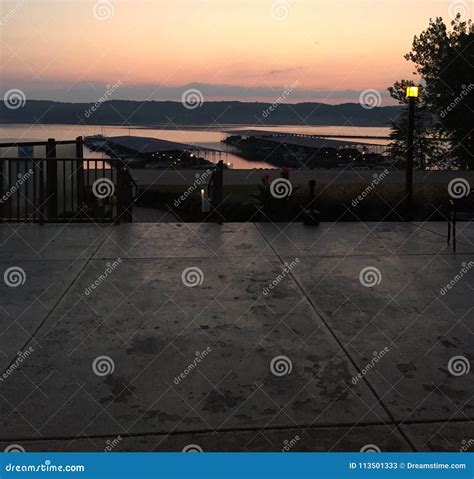 Lake Sunrise Stock Image Image Of Indiana Sunrise 113501333