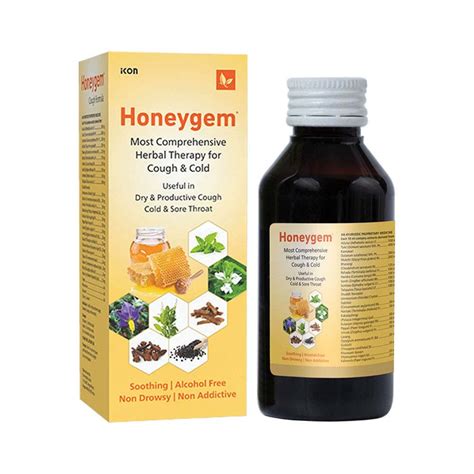 Buy Honeygem Cough Syrup Ml With Goodness Of Adulsa Tulsi