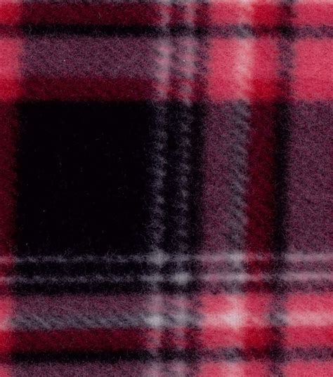 Blizzard Fleece Fabric 58 Red Black Plaid Fleece Fabric Red And Black Plaid Fleece Crafts