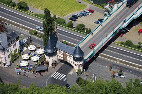 Germany Rhineland Palatinate View Of The City Of Traben Trarbach