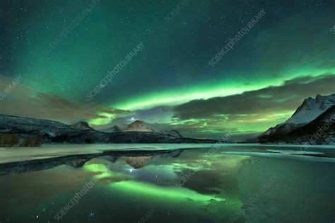 Aurora borealis, Norway - Stock Image - C023/2364 - Science Photo Library