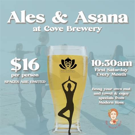 Asana And Ale Event — Cove Brewery