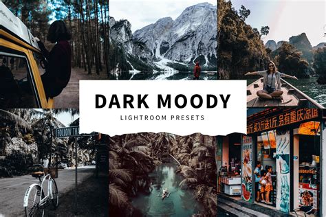 Dark Moody Lightroom Presets Masterbundles