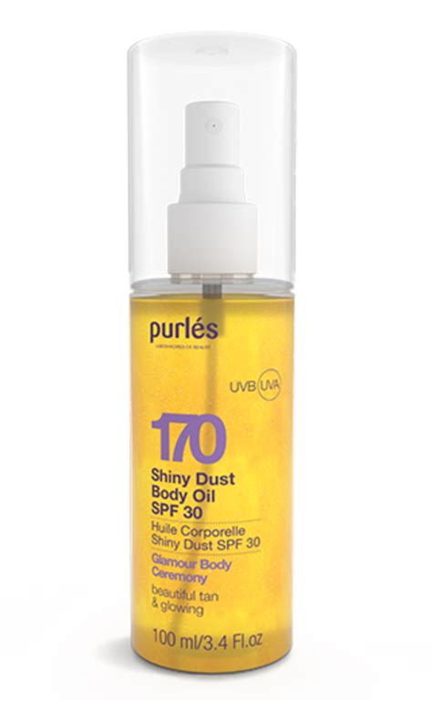 170 Huile Corporelle Shiny Dust SPF 30 Purlés Laboratoires de beaute