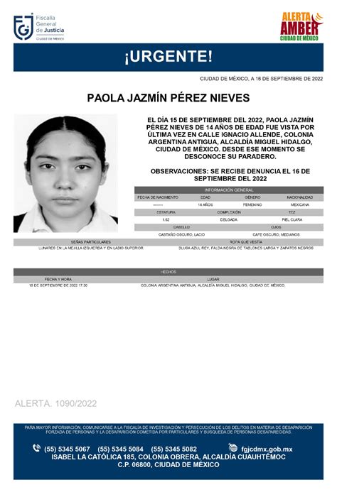 Fiscalía Cdmx On Twitter Ha Sido Localizada La Menor De Edad Paola