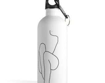 Nude Woman Flask Etsy