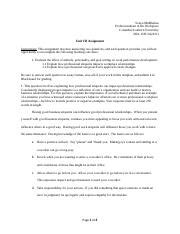 UnitVII Assignment SMiddlemas Doc Sonya Middlemas Professionalism In