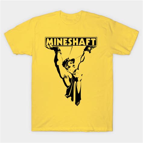 MINESHAFT Vintage Leather Gay Bar Poster Gay America T Shirt