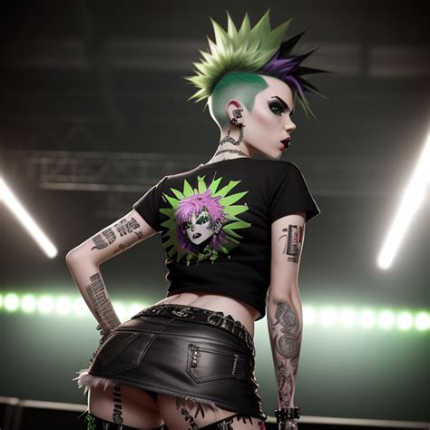 DreamShaper Prompt Punk Girl With Green Mohawk Sex PromptHero