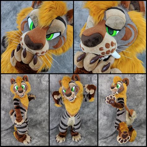 Akari The Saber Toothed Tiger Fursuit Fursuit Furry Furry Costume