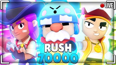 Live Brawl Stars Fr RUSH 70k ET PTET RANG 35 RENAME YouTube