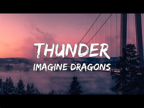 Thunder Imagine Dragons Lyrics Youtube