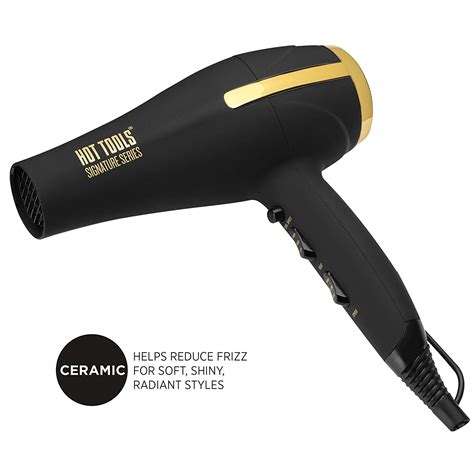Hot Tools Signature Series Ionic Turbo Ceramic Salon Hair Dryer Black Hair Style