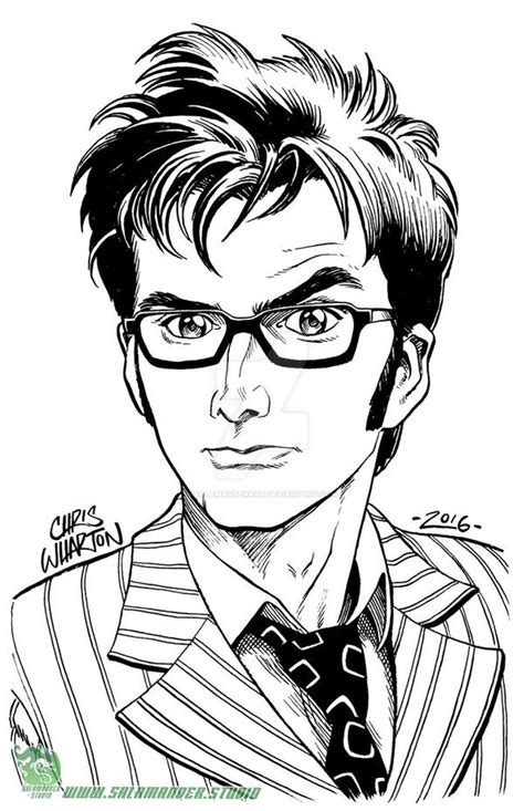 10th Doctor Who David Tennant By Salamanderart On Deviantart